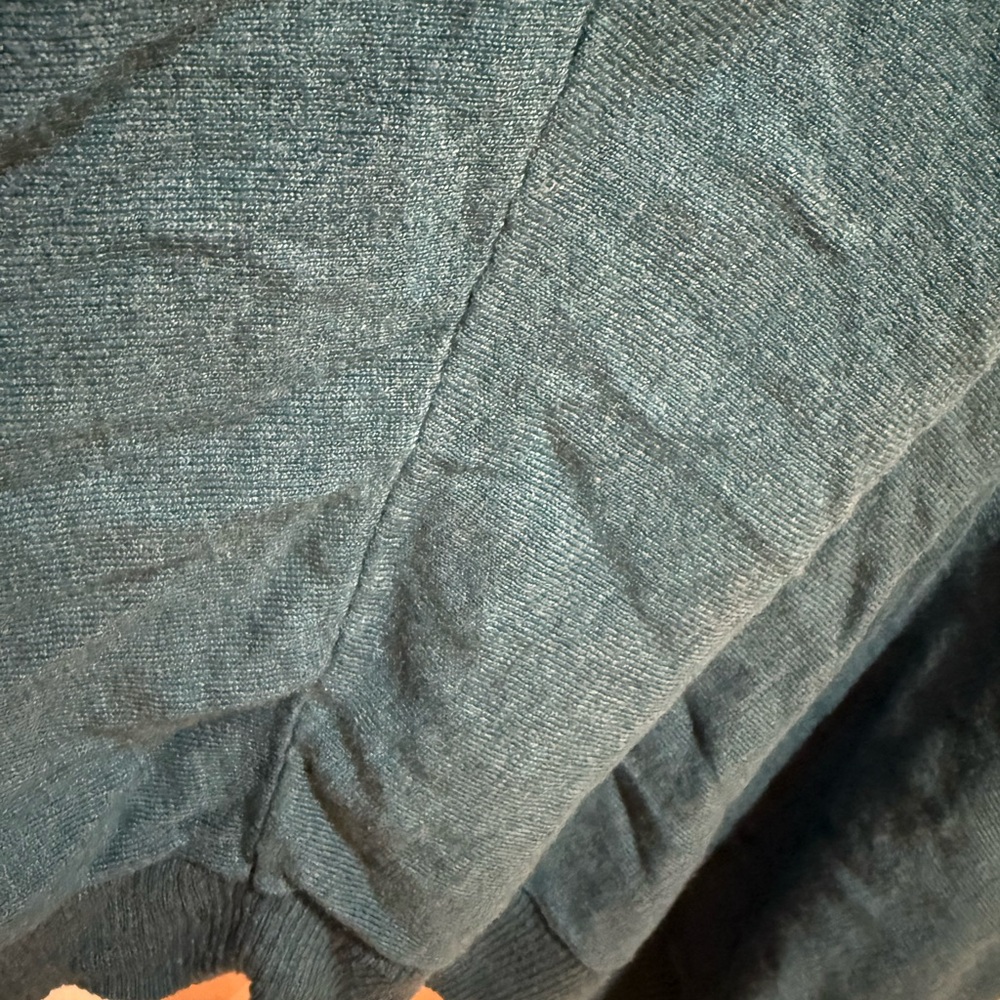 Lane Bryant Blue Asymmetrical Long Sleeve Tunic - Picture 4 of 6